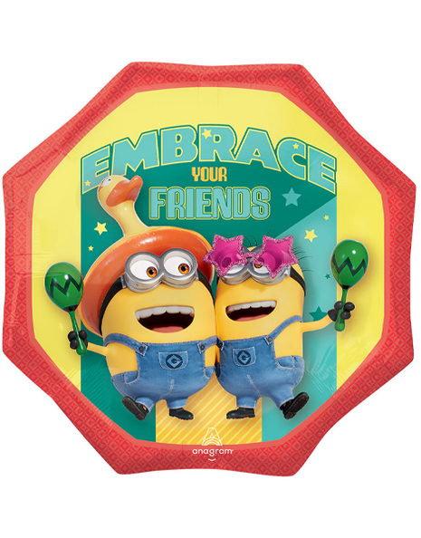 22in Anagram Despicable Me 4 Balloon - Joker Party Supply