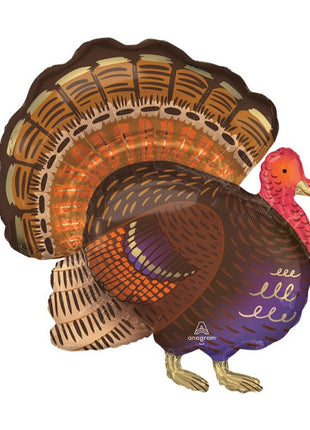 Globo de pavo agradecido con anagrama de 32 pulgadas