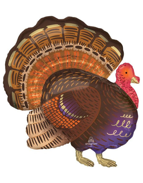 32in Anagram Thankful Turkey Balloon