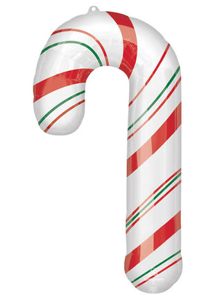 37in Anagram Christmas Candy Cane Balloon - Joker Party Supply