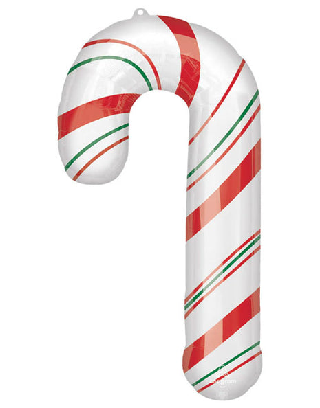37in Anagram Christmas Candy Cane Balloon - Joker Party Supply