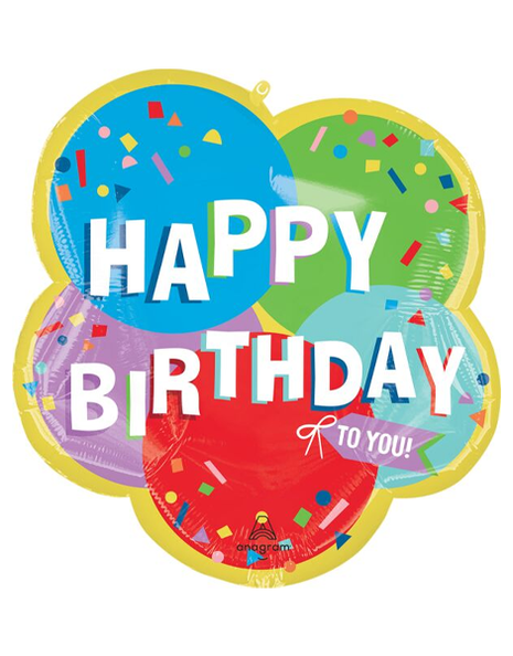 25in Anagram Sunny Balloons Birthday Balloon - Joker Party Supply