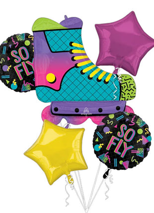 Anagram 90s Party Bouquet Balloons 5pc - Joker Party Supply