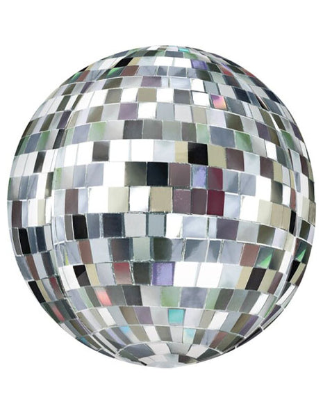 15in Anagram Disco Ball Orbz Balloon - Joker Party Supply