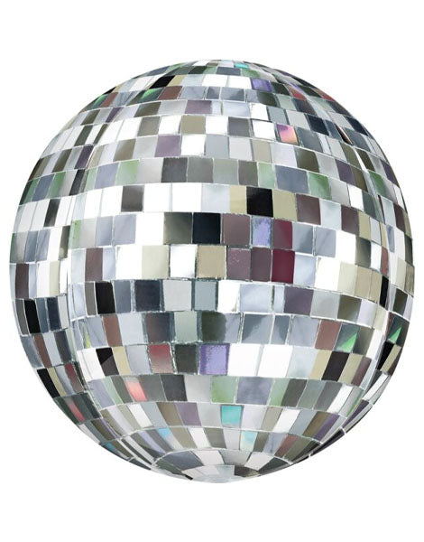 15in Anagram Disco Ball Orbz Balloon - Joker Party Supply