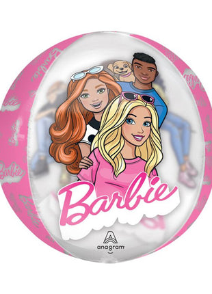 16in Anagram Barbie Orbz Balloon - Joker Party Supply
