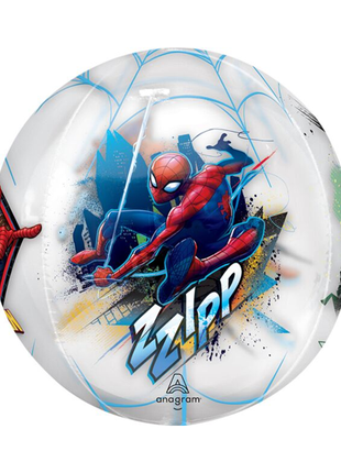 16in Anagram Spiderman Orbz Balloon - Joker Party Supply
