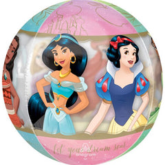 16in Anagram See-Thru Disney Princess Orbz Balloon - Joker Party Supply