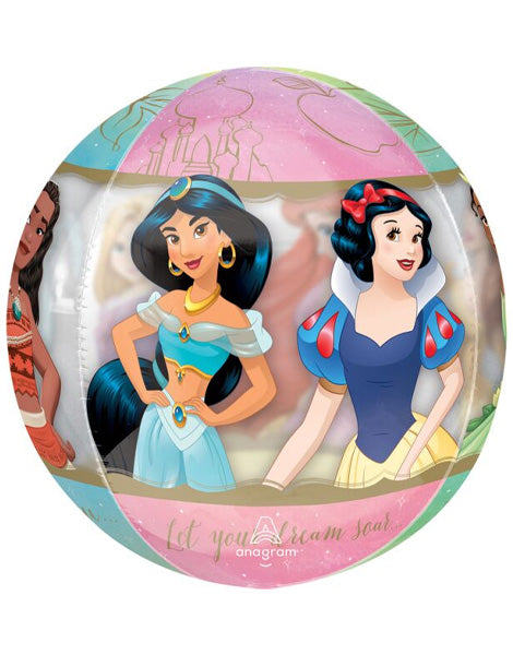 16in Anagram See-Thru Disney Princess Orbz Balloon - Joker Party Supply
