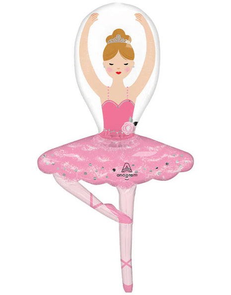 Globo de bailarina con anagrama de 43 pulgadas (LT)