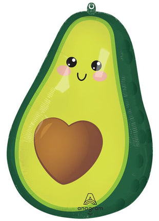 Globo de aguacate con anagrama de 24 pulgadas de Food Friends
