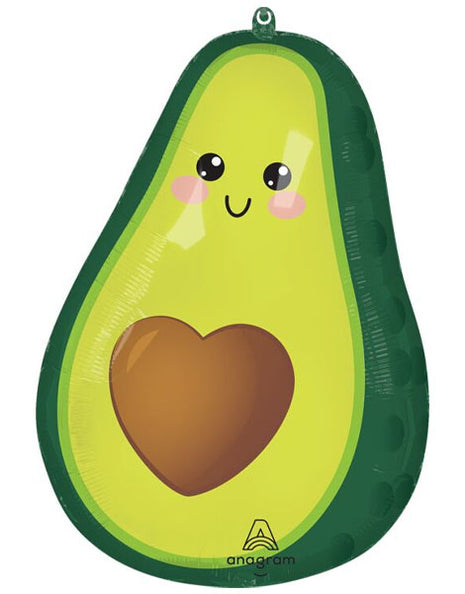 Globo de aguacate con anagrama de 24 pulgadas de Food Friends
