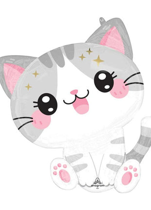 24in Anagram Kawaii Kitty Balloon