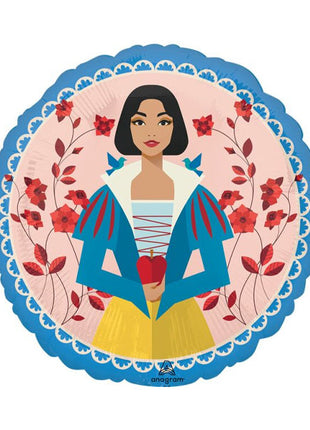 Globo de acción real de Blancanieves con anagrama de 18 pulgadas