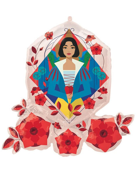 Globo de acción real de Blancanieves con anagrama de 30 pulgadas