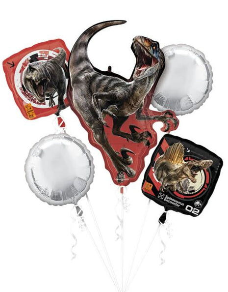 Globos de ramo Anagram Jurassic World Rebirth (5 unidades)