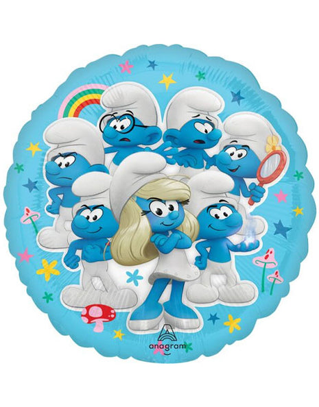 18in Anagram Smurfs Movie Balloon