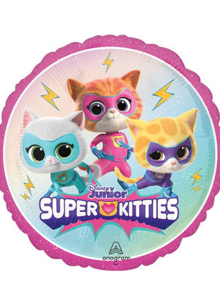 18in Anagram Super Kitties Balloon