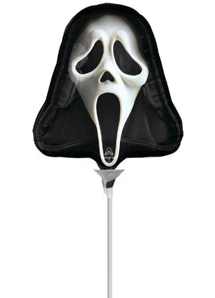 Globo de cara de fantasma con anagrama de 14 pulgadas (se requiere sellado térmico)
