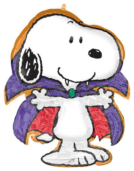 Globo de 30 pulgadas con anagrama de Peanuts, la gran calabaza de Drácula