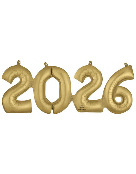 24in Anagram Air-Fill White Gold 2026 Balloon