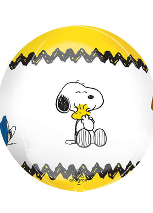 Globo Orbz de anagrama de cacahuetes de 16 pulgadas