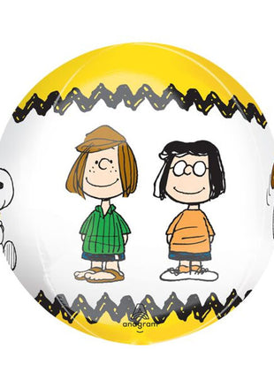 Globo Orbz de anagrama de cacahuetes de 16 pulgadas
