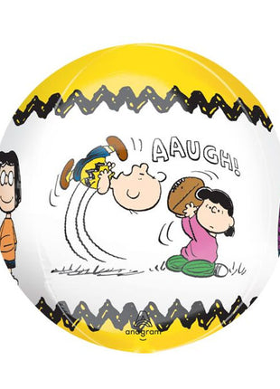 Globo Orbz de anagrama de cacahuetes de 16 pulgadas