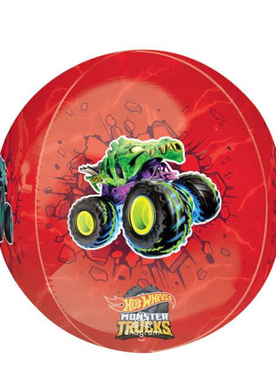 16in Anagram Hot Wheels Monster Trucks Orbz Balloon