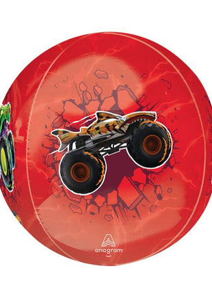 16in Anagram Hot Wheels Monster Trucks Orbz Balloon