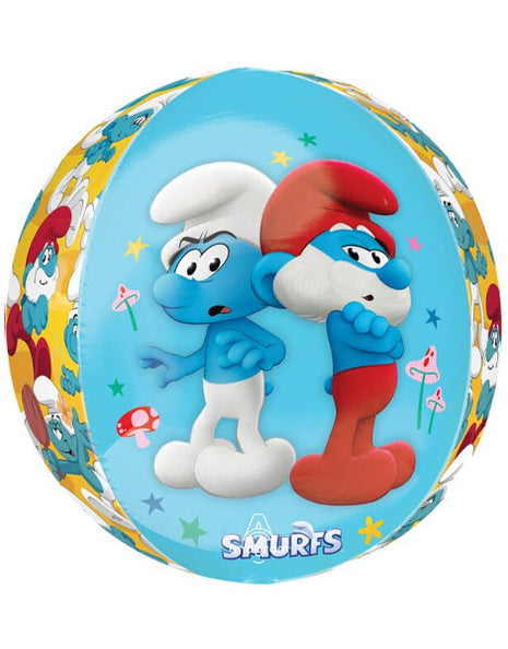 16in Anagram Smurfs Movie Orbz Balloon