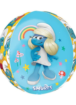 16in Anagram Smurfs Movie Orbz Balloon