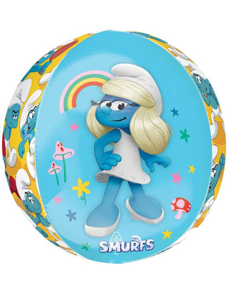 16in Anagram Smurfs Movie Orbz Balloon