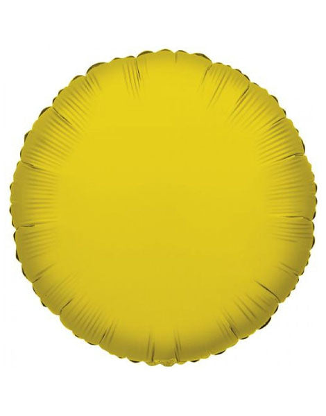 18in Anagram Yellow Round Balloon