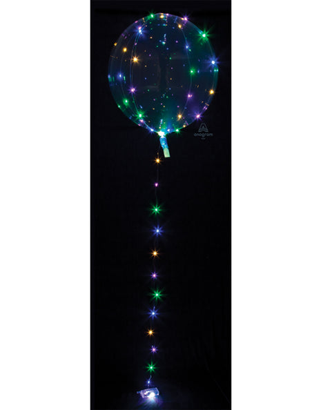 18in Anagram Clear Crystal Clearz Balloon with Lights