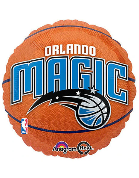 Globo de baloncesto de los Orlando Magic con anagrama de 18 pulgadas