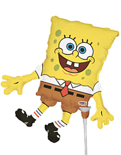 Globo de Bob Esponja con anagrama de 14 pulgadas (se requiere sellado térmico)