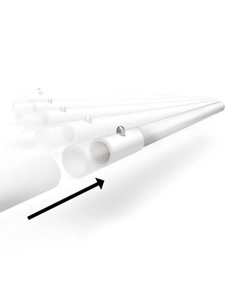 Silver Rainbow Balloon Arch Poles- 21.5ft Long (Poles Only)