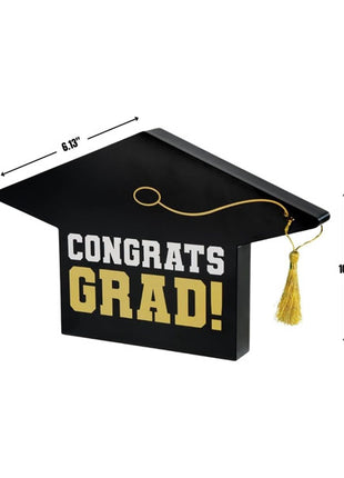 Amscan Black Grad Cap Table Centerpiece