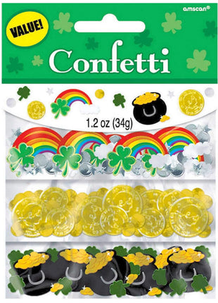 Amscan St. Patrick's Day Celebration Foil & Paper Confetti 1.2 oz.