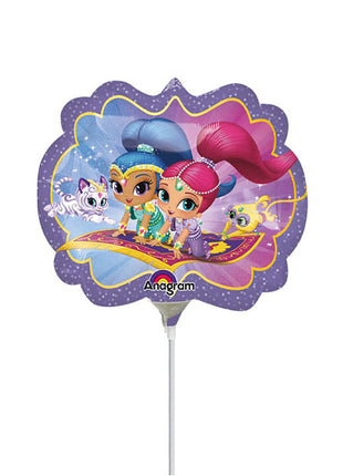 Globo Shimmer &amp; Shine con anagrama de 14 pulgadas (se requiere sellado térmico)