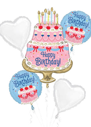 Anagram Cherries on Top Birthday Bouquet Balloon 5pc