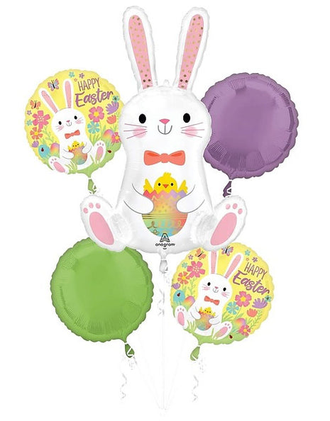 Anagram Easter Bunny Bouquet Balloons 5pc