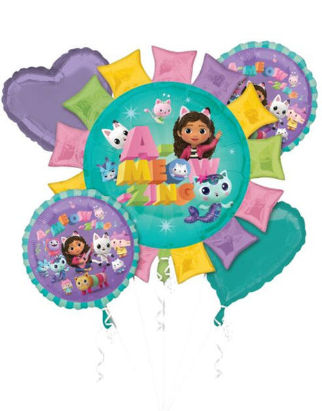 Anagram Gabbys Dollhouse Bouquet Balloons 5pc