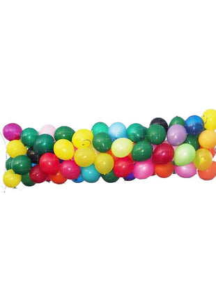 Silver Rainbow Balloon Net Pre-Strung - 20ft x 3.5ft