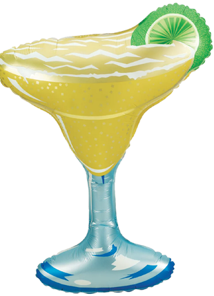 36in Betallic Margarita Glass Balloon - Joker Party Supply