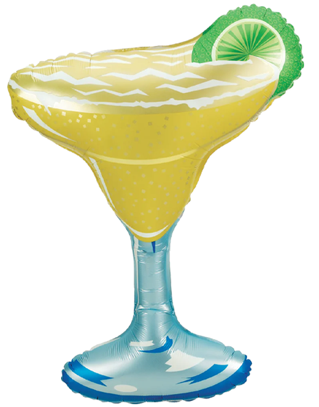 36in Betallic Margarita Glass Balloon - Joker Party Supply