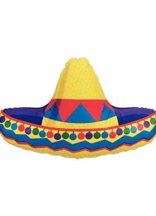 34in Betallic Sombrero Balloon - Joker Party Supply