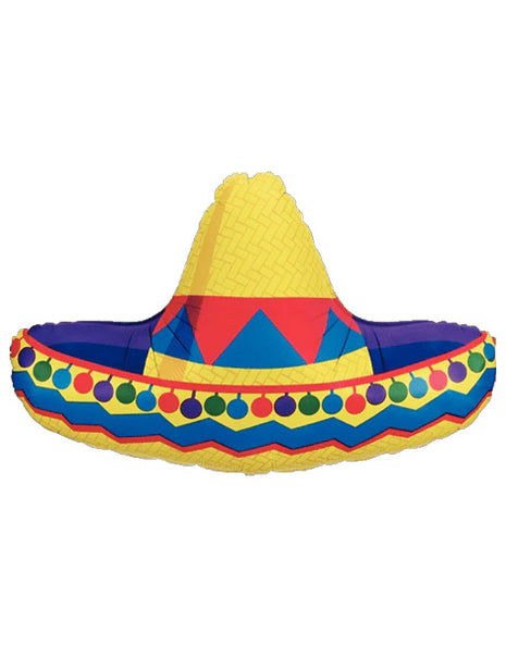 34in Betallic Sombrero Balloon - Joker Party Supply