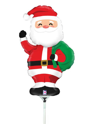 14in Betallic Santa Claus Balloon (Heat Seal Required)